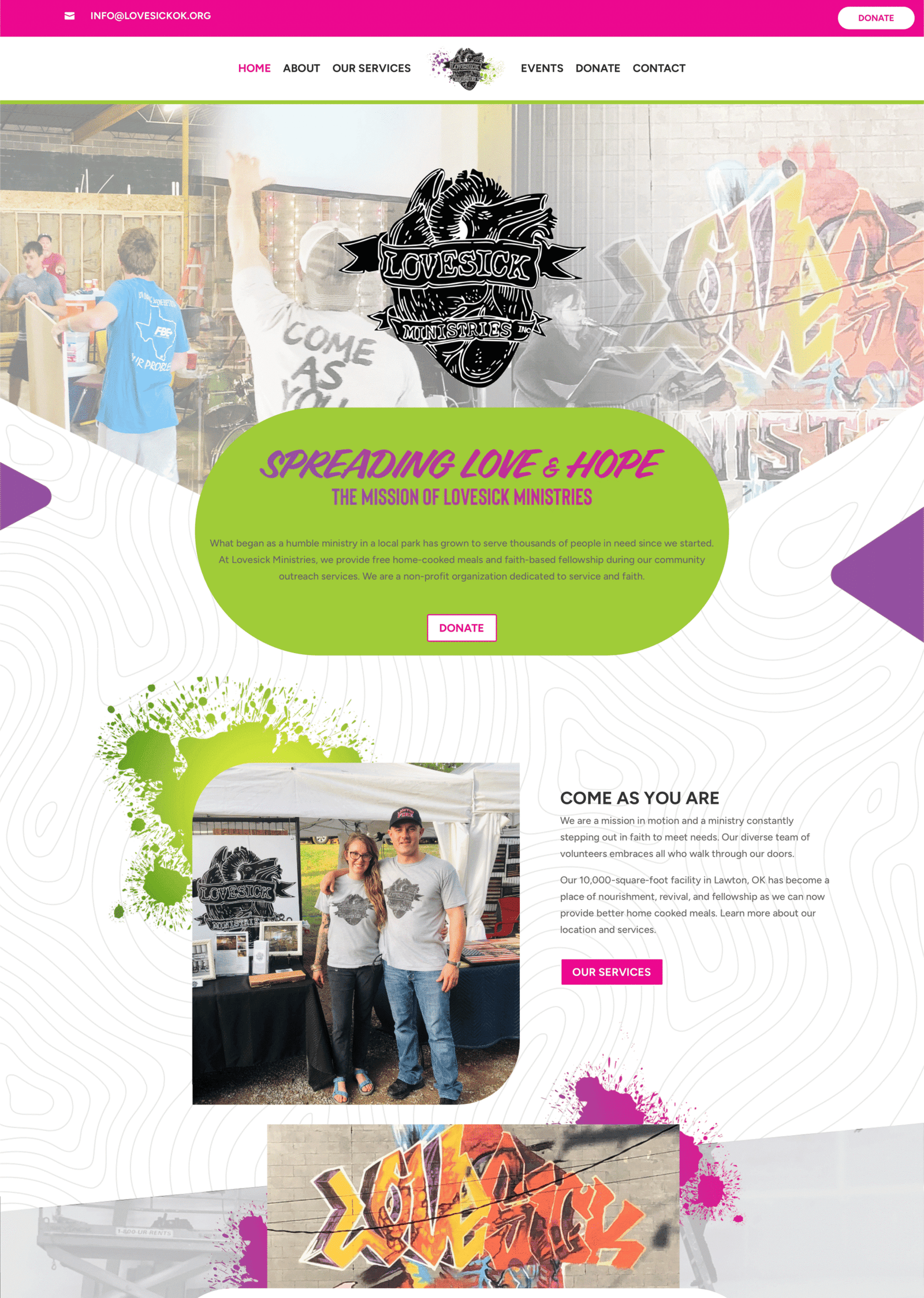 Lovesick Ministries home page