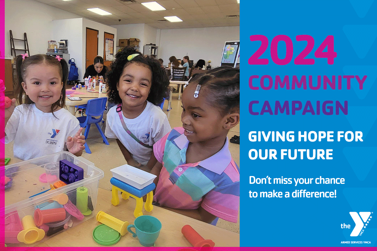 "2024 Community Campaign - Giving hope for our future - Don't miss your chance to make a difference!" social media graphic "2024 Community Campaign - Giving hope for our future - Don't miss your chance to make a difference!" social media graphic