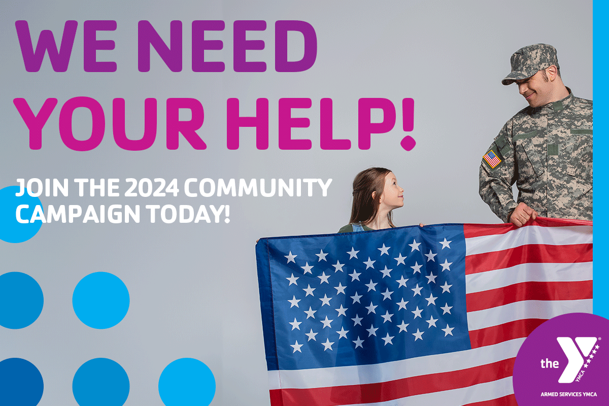 "We need your help! Join the 2024 community campaign today!" social media graphic "We need your help! Join the 2024 community campaign today!" social media graphic