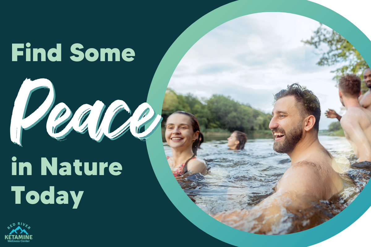 "Find some peace in nature today" social media graphic "Find some peace in nature today" social media graphic